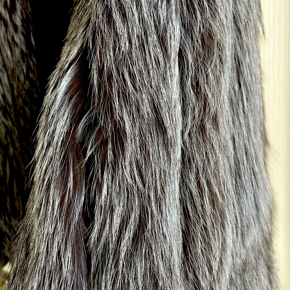 Women's Gray Faux Fur Vest